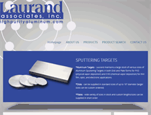 Tablet Screenshot of highpurityaluminum.com